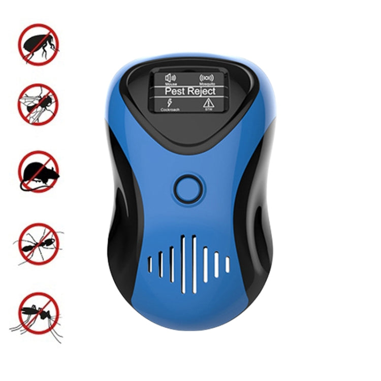 Ultrasonic Mouse Repeller Energy-Saving Silent Insect Repeller, Plug Type:EU Plug(Blue Black) - Repellents by PMC Jewellery | Online Shopping South Africa | PMC Jewellery | Buy Now Pay Later Mobicred