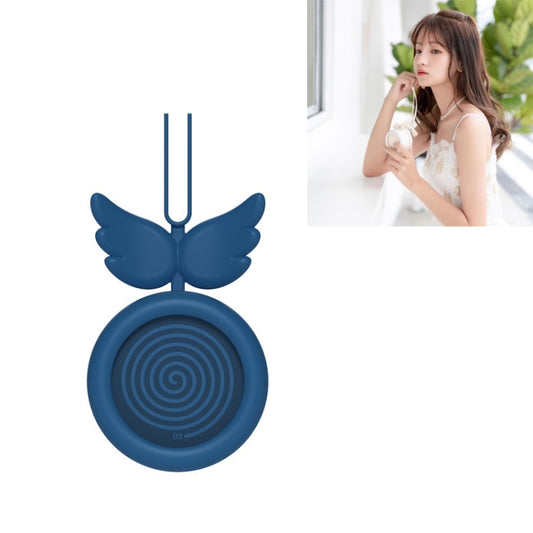 USB Charging Fan Brushless Hanging Neck Mini Sling Lazy Fan(Blue) - Electric Fans by PMC Jewellery | Online Shopping South Africa | PMC Jewellery | Buy Now Pay Later Mobicred