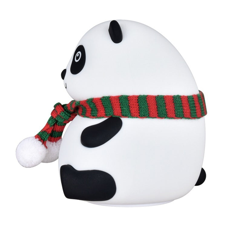 Cute Panda Night Light USB Charging Touch Control Colorful Silicone Bedside Lamp(Big Eyes) - free shipping - PMc TechLife - Order now!