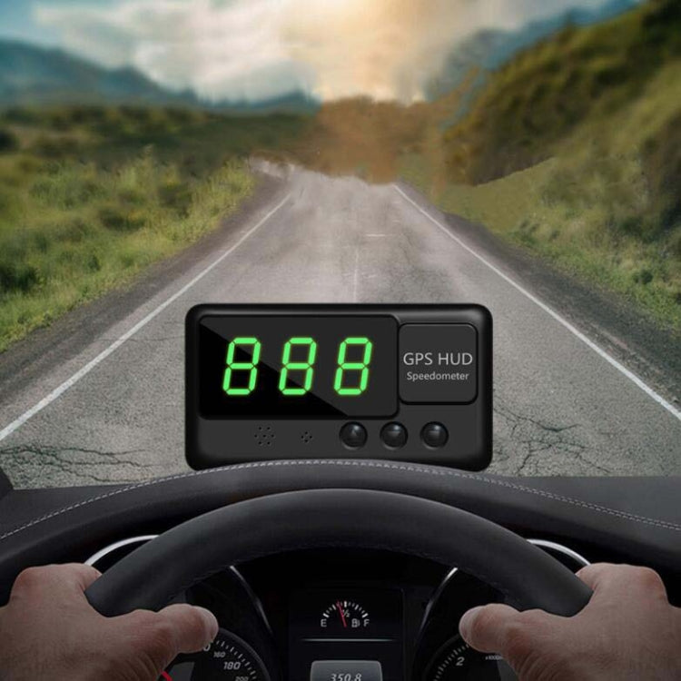 Kingneed C60 3inch Car HUD Head-up Display Car Speed Meter Universal Projection GPS Satellite Speed Measurement(Black) - Head Up Display System by Kingneed | Online Shopping South Africa | PMC Jewellery | Buy Now Pay Later Mobicred