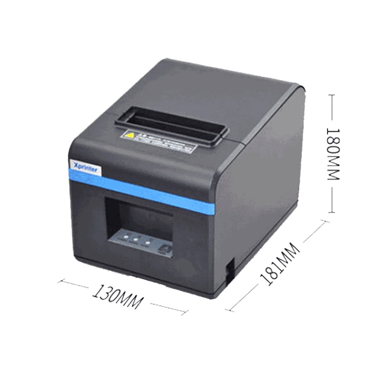 Xprinter XP-N160II Thermal Ticket Printing Machine Bluetooth Receipt Printer, Style:EU Plug(Gray) - Printer by Xprinter | Online Shopping South Africa | PMC Jewellery | Buy Now Pay Later Mobicred