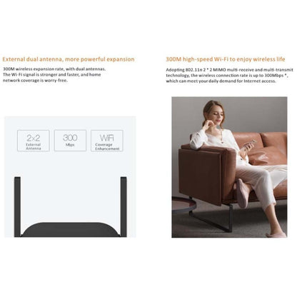 PIX-LINK WR22 300Mbps Wifi Wireless Signal Amplification Enhancement Extender, Plug Type:EU Plug(White) - Wireless Routers by PIX-LINK | Online Shopping South Africa | PMC Jewellery | Buy Now Pay Later Mobicred