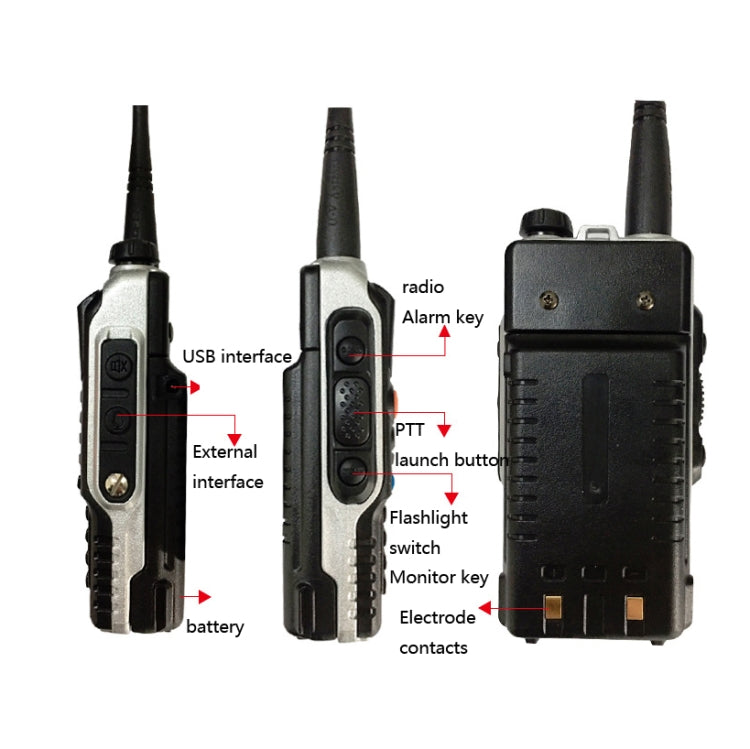 Baofeng BF-B2Plus Outdoor 50km Mini High-power FM Walkie-talkie, Plug Specifications:EU Plug - free shipping - PMC Jewellery - Order now!