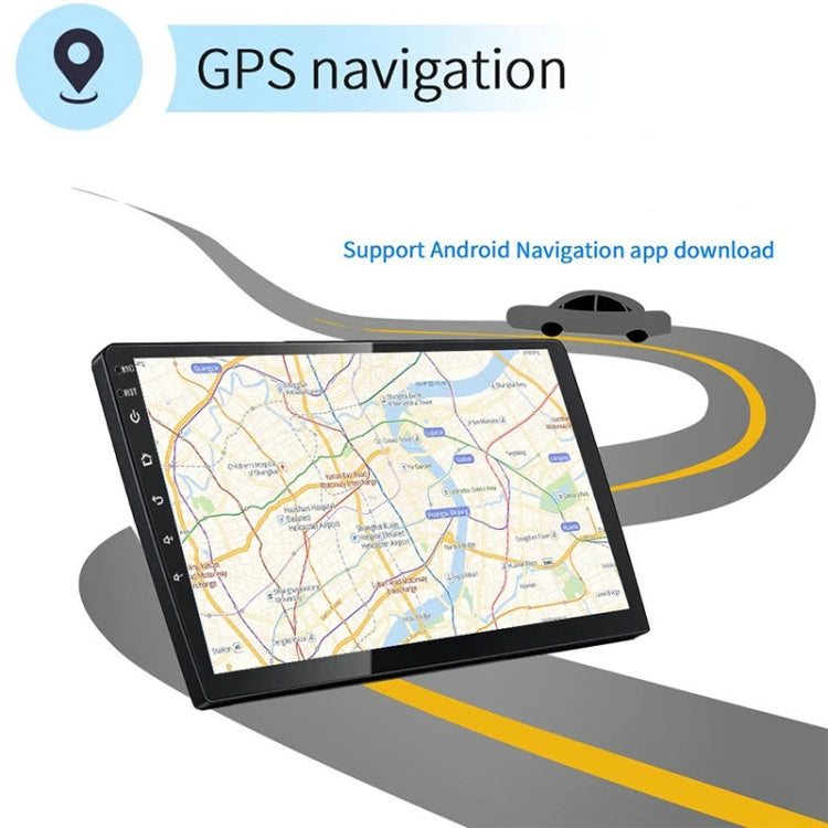Universal Machine Android Smart Navigation Car Navigation DVD Reversing Video Integrated Machine, Size:10inch 1+16G, Specification:Standard+8 Lights Camera - Car DVD by PMC TechLife | Online Shopping South Africa | PMC TechLife | Buy Now Pay Later Mobicred