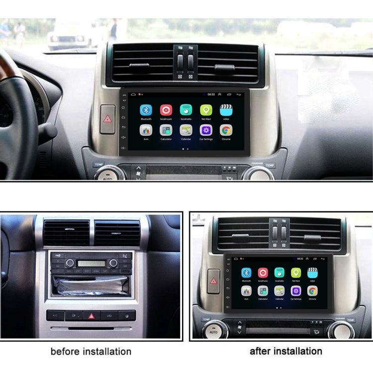 Car 7 inch Universal Android Navigation MP5 Player GPS Bluetooth Car Navigation All-in-one, Specification:Standard +8 Lights Camera - Car MP3 & MP4 & MP5 by PMC Jewellery | Online Shopping South Africa | PMC Jewellery | Buy Now Pay Later Mobicred