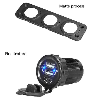 Car Mobile Phone Charger Multi-Port Fast Charging with Cigarette Lighter Multi-Function Digital Display Dual USB Car Charger(Blue Light) - DIY Modified Charger by PMC Jewellery | Online Shopping South Africa | PMC Jewellery | Buy Now Pay Later Mobicred