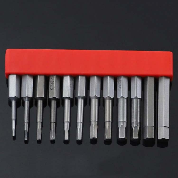 12 PCS / Set Screwdriver Bit With Magnetic S2 Alloy Steel Electric Screwdriver, Specification:4 - Drill & Drill Bits by PMC TechLife | Online Shopping South Africa | PMC TechLife | Buy Now Pay Later Mobicred