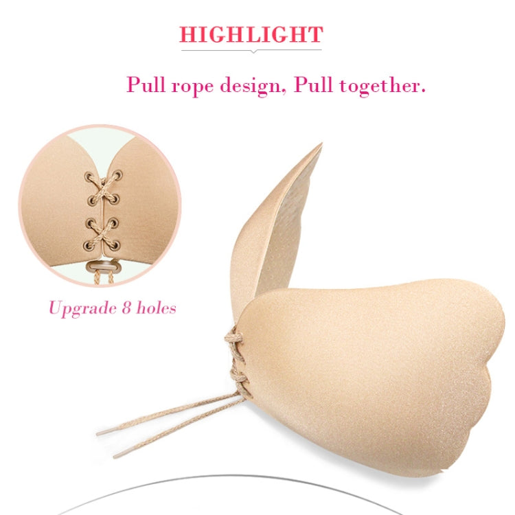 Women Self-Adhesive Strapless Bandage Blackless Solid Bra Silicone Underwear Invisible Bra, Size:XL(T Khaki) - free shipping - PMC TechLife - Order now!