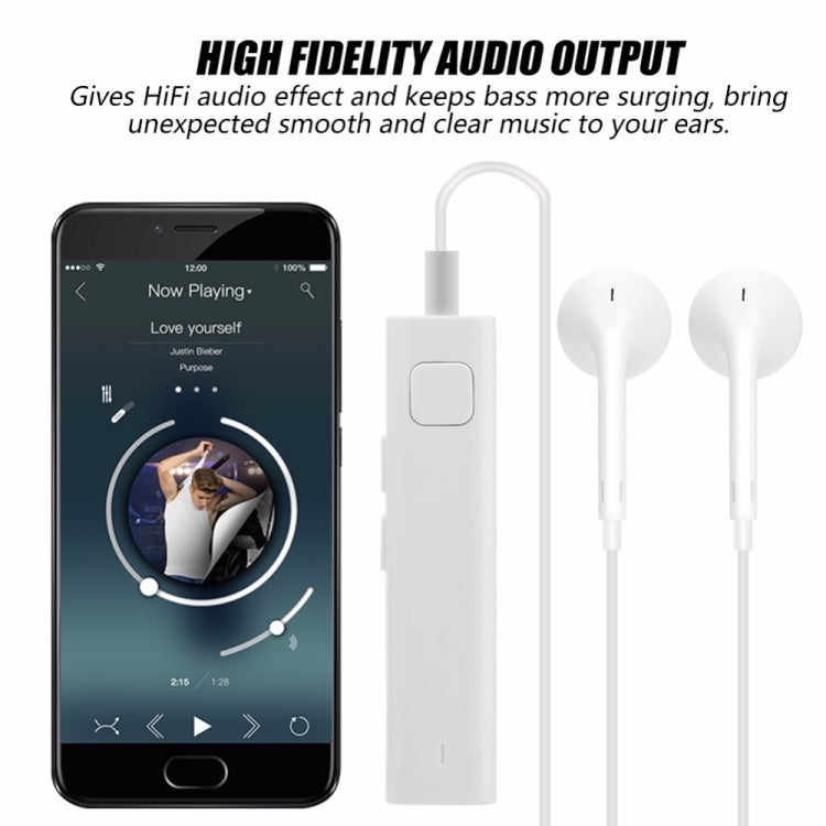 Bluetooth Receiver Smart Headphone Voice Translator 26 Multi-language Travel Business TF Card Voice Text Interpreter Earphone(White) -  by PMC Jewellery | Online Shopping South Africa | PMC Jewellery | Buy Now Pay Later Mobicred