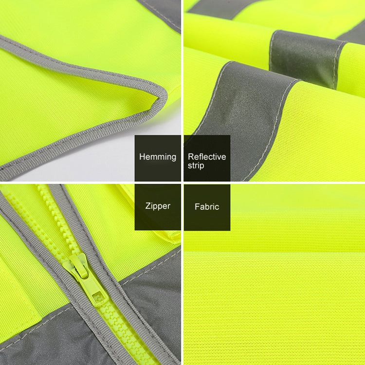 Multi-pockets Safety Vest Reflective Workwear Clothing, Size:L-Chest 118cm(Orange) - Reflective Safety Clothing by PMC Jewellery | Online Shopping South Africa | PMC Jewellery | Buy Now Pay Later Mobicred