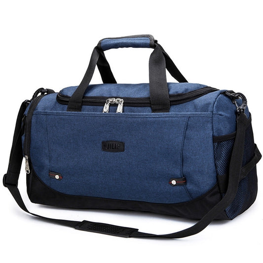 Mens / Ladies Large Capacity Travel Bags Portable Multifunctional Handbag(Denim Blue) - Handbags by PMC Jewellery | Online Shopping South Africa | PMC Jewellery | Buy Now Pay Later Mobicred