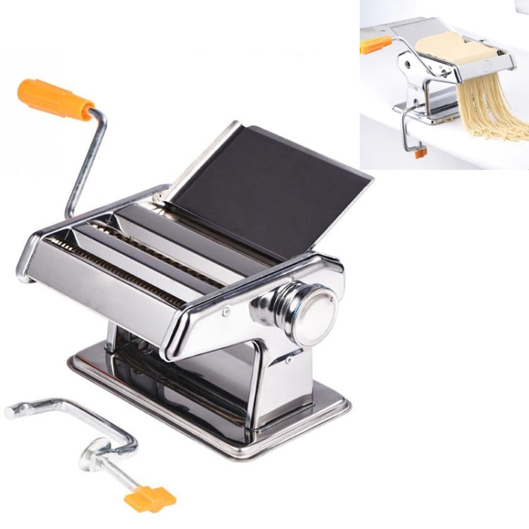 Household Stainless Steel Pasta Making Machine Manual Noodle Maker Spaghetti Hand Cutter - Cutter & Peeler by PMC TechLife | Online Shopping South Africa | PMC TechLife | Buy Now Pay Later Mobicred