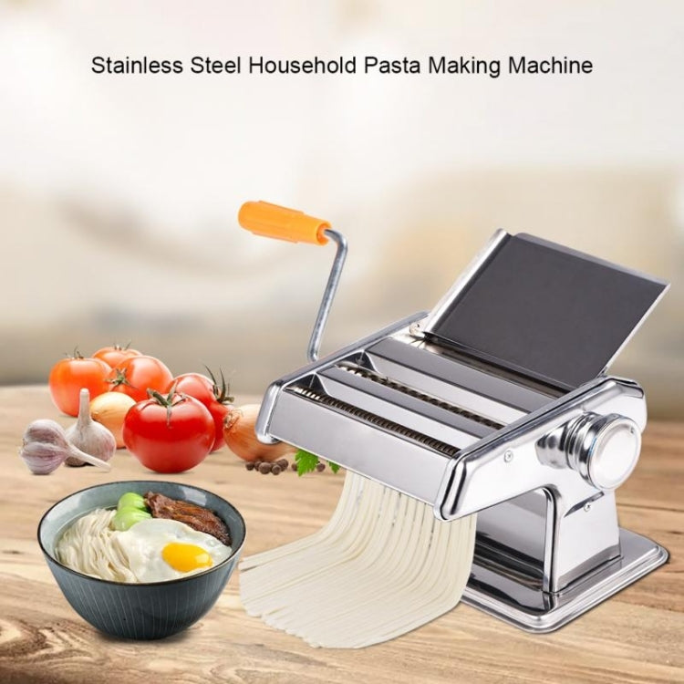 Household Stainless Steel Pasta Making Machine Manual Noodle Maker Spaghetti Hand Cutter - Cutter & Peeler by PMC TechLife | Online Shopping South Africa | PMC TechLife | Buy Now Pay Later Mobicred