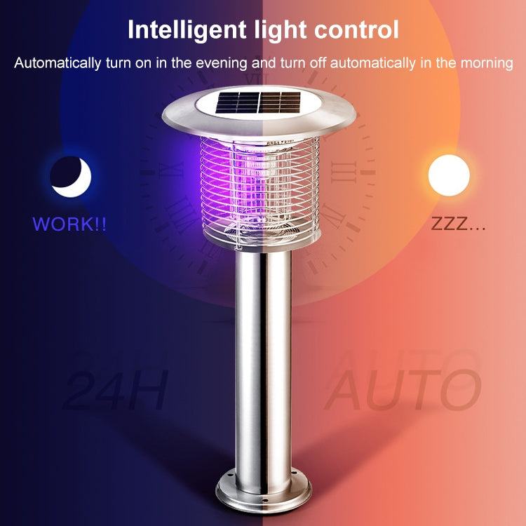 Outdoor Solar Waterproof Mosquito Lamp Mosquito Repellent, Color:TM03 Silver - Outdoor Insect Repellent by PMC Jewellery | Online Shopping South Africa | PMC Jewellery | Buy Now Pay Later Mobicred