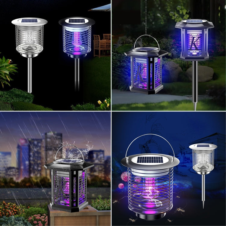 Outdoor Solar Waterproof Mosquito Lamp Mosquito Repellent, Color:TM03 Silver - Outdoor Insect Repellent by PMC Jewellery | Online Shopping South Africa | PMC Jewellery | Buy Now Pay Later Mobicred