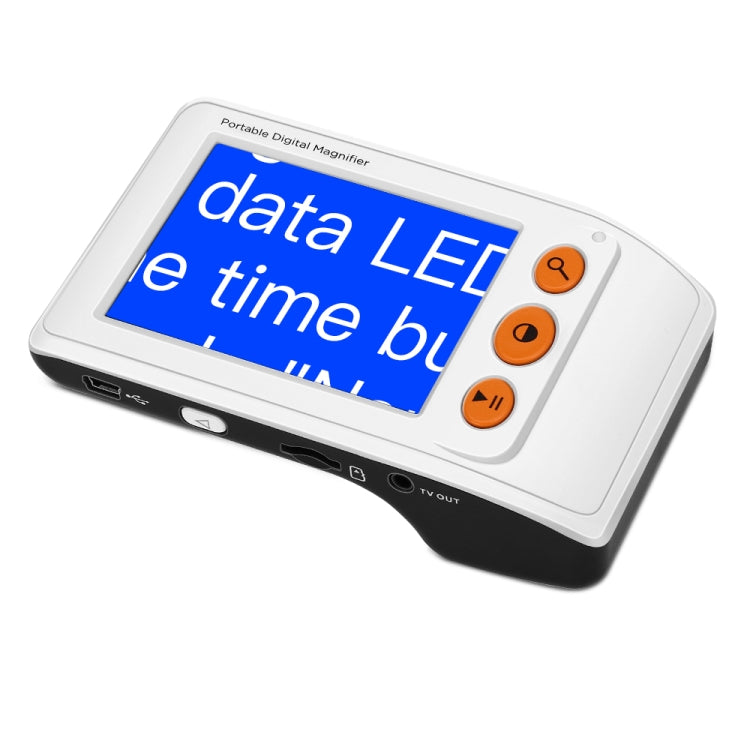 3.5 Inch 2X-25X High-Definition Handheld  Magnifying Glass Electronic Vision Aid(White) - Hand Held Style by PMC TechLife | Online Shopping South Africa | PMC TechLife | Buy Now Pay Later Mobicred