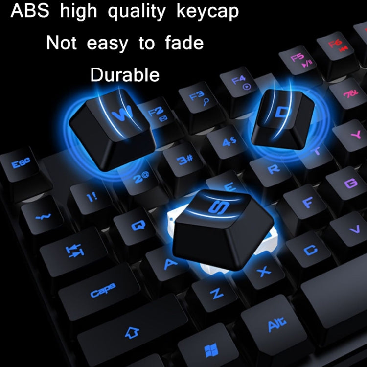 X-L SWAB GX50 Computer Manipulator Feel Wired Keyboard + Macro Programming Mouse, Color： Black Mixed Light - free shipping - PMC Jewellery - Order now!