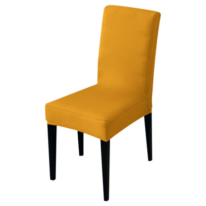 Modern Plain Color Chair Cover Spandex Stretch Elastic Wedding Banquet Chair Covers Dining Seat Cover Pastoral Hotel Cover, Specification:Universal Size(Ginger) - Sofa Covers & Chair Covers by PMC Jewellery | Online Shopping South Africa | PMC Jewellery