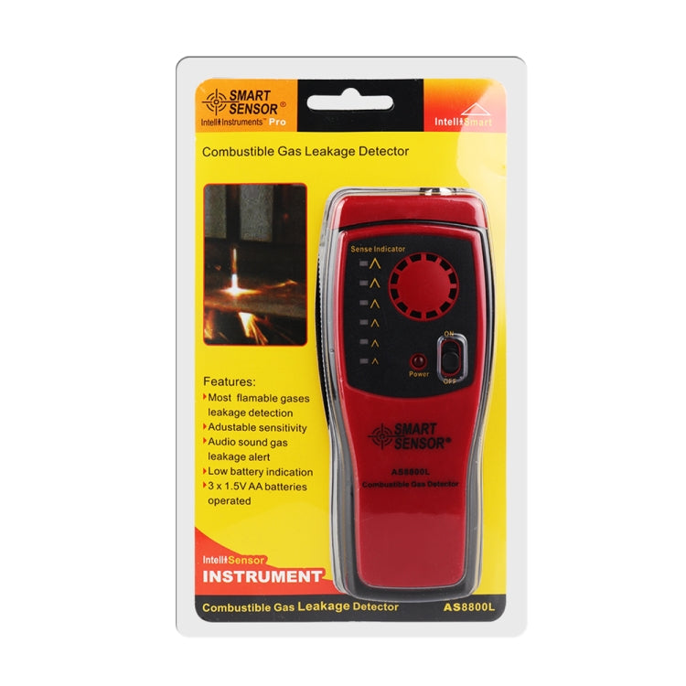 AS8800L Combustible Gas Detector Gas Leak Detection Alarm Household Natural Gas Leak Detector - Gas Monitor by PMC Jewellery | Online Shopping South Africa | PMC Jewellery | Buy Now Pay Later Mobicred