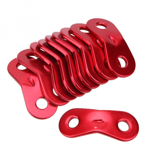 10 PCS Outdoor Camping Aluminum Alloy Cord Runners Rope Tensioners Tent Guy Line Rope Tensioners(Red) - Tents & Accessories by PMC Jewellery | Online Shopping South Africa | PMC Jewellery | Buy Now Pay Later Mobicred