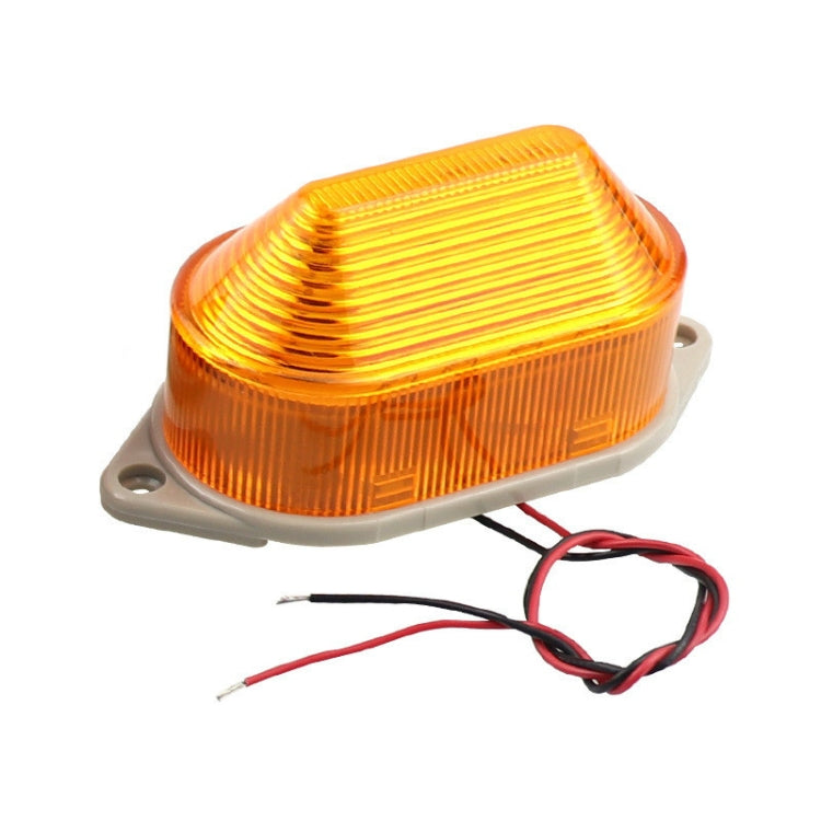 DC24V Led Mini Strobe Signal Warning Light Silent Warning Light(Orange) - Warning Lights by PMC TechLife | Online Shopping South Africa | PMC TechLife | Buy Now Pay Later Mobicred