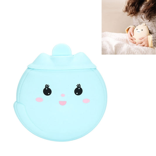 Cartoon Silicone Mini Warm Belly Warm Palace Water Injection Explosion-Proof Warm Water Bag(Sky Blue) - Hot Water Bags by PMC Jewellery | Online Shopping South Africa | PMC Jewellery | Buy Now Pay Later Mobicred