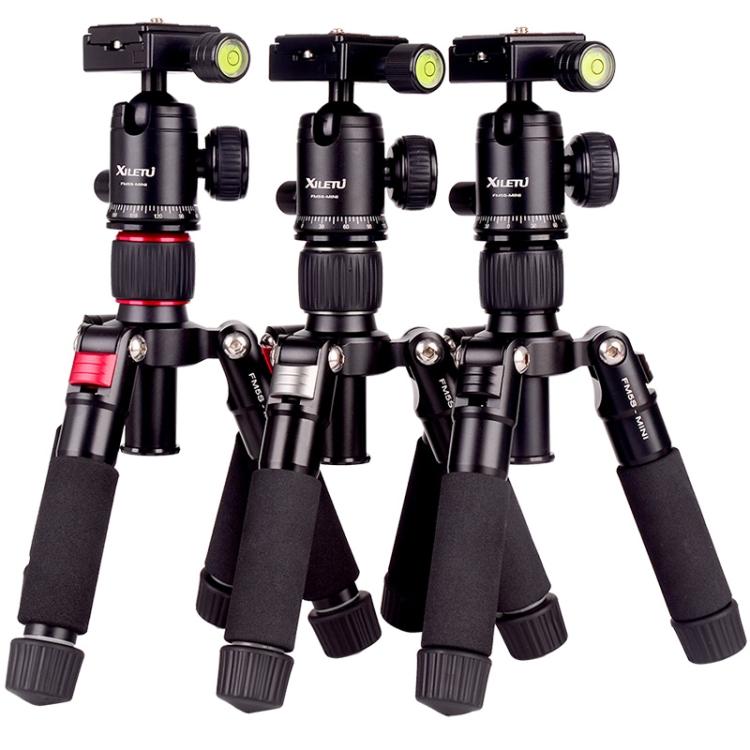 Xiletu FM5S-MINI 5-Section Folding Legs Mini Desktop Tripod Mount(Red) - free shipping - PMC TechLife - Order now!