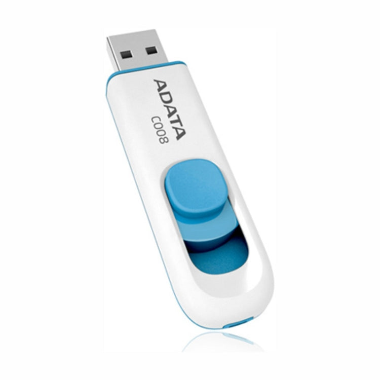 ADATA C008 Car Office Universal Usb2.0 U Disk, Capacity: 64GB(Blue) - USB Flash Drives by ADATA | Online Shopping South Africa | PMC Jewellery | Buy Now Pay Later Mobicred