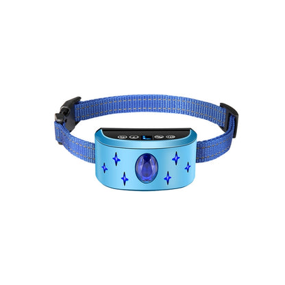 166A Gem Pattern USB Rechargeable Remote Control Electronic Strike Collar Waterproof Dog Training Bark Arrester - Training Aids by PMC Jewellery | Online Shopping South Africa | PMC Jewellery | Buy Now Pay Later Mobicred