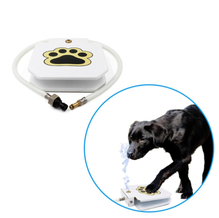 Pet Smart Fountain Automatic Drinking Fountain, Specification: Plastic Steel White Paint, Plug Specifications:UK Plug - Drinking Fountain by PMC Jewellery | Online Shopping South Africa | PMC Jewellery