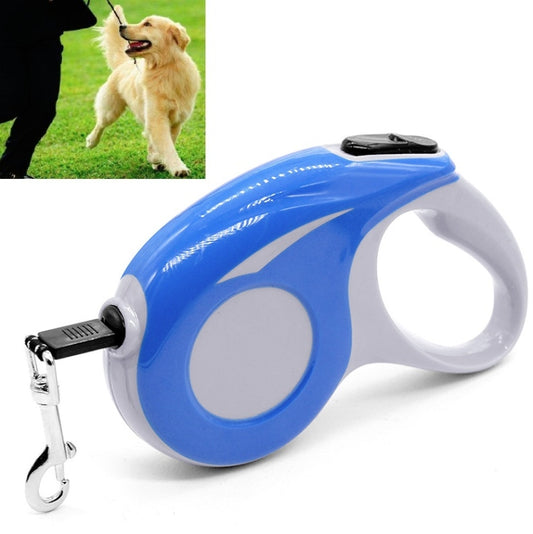 Automatic Pet Traction Device Household Dog Walking Retractable Traction Rope, Length:5m(Blue) - Leashes & Chest Strap by PMC Jewellery | Online Shopping South Africa | PMC Jewellery