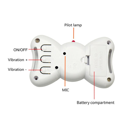 Automatic Voice Control Bark Arrester Collar Pet Supplies Trainer(White) - Training Aids by PMC Jewellery | Online Shopping South Africa | PMC Jewellery | Buy Now Pay Later Mobicred