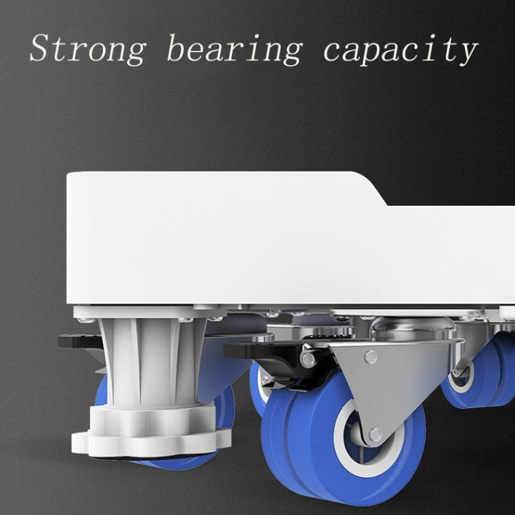 Single Tube 4 Wheels Adjustable Stainless Steel Refrigerator Bracket Washing Machine Base Bracket - free shipping - PMC TechLife - Order now!