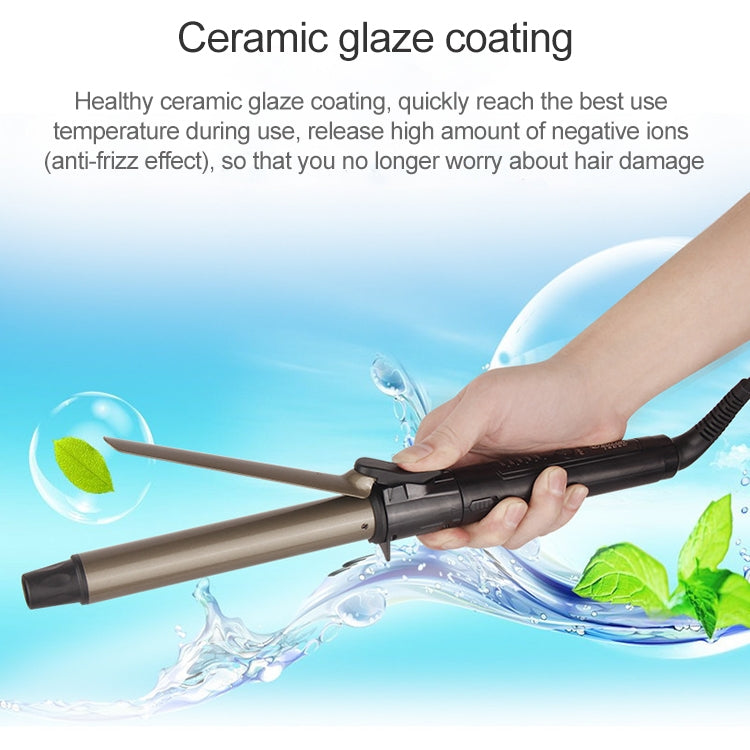 Nano Titanium Hair Curler with LED Digital Temperature Display, Size: 32mm, US Plug - free shipping - PMC TechLife - Order now!