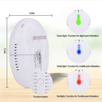 DC-9007 Ultrasonic Mosquito Repellent Portable Insect Repellent, Style:EU Plug(Black) - Repellents by PMC Jewellery | Online Shopping South Africa | PMC Jewellery | Buy Now Pay Later Mobicred