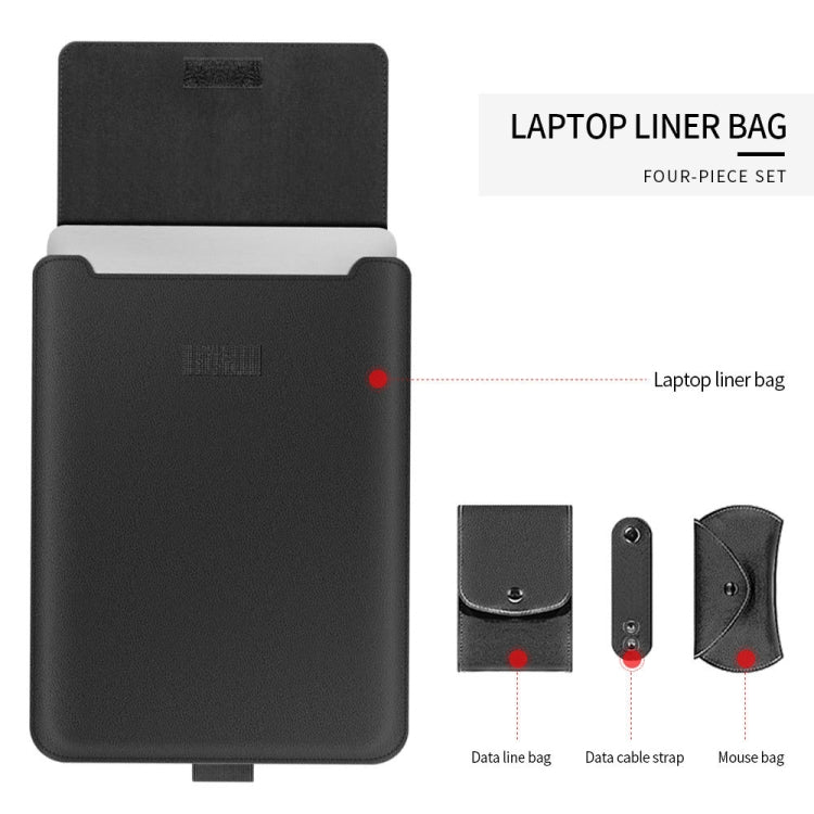 A2 4 in 1 Computer Bracket Liner Bag Storage Bag, Size:15 inch(Brown) - free shipping - PMC TechLife - Order now!