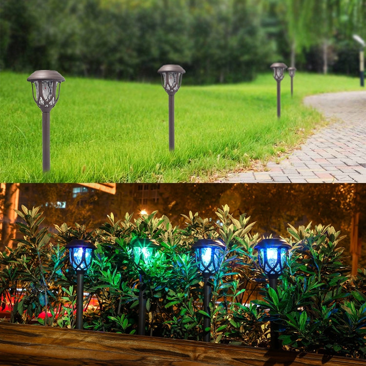 Solar Outdoor Garden Lawn Light Street Light Garden LED Decorative Landscape Light Villa Ground Plug Light(Warm Light) - Solar Lights by PMC Jewellery | Online Shopping South Africa | PMC Jewellery