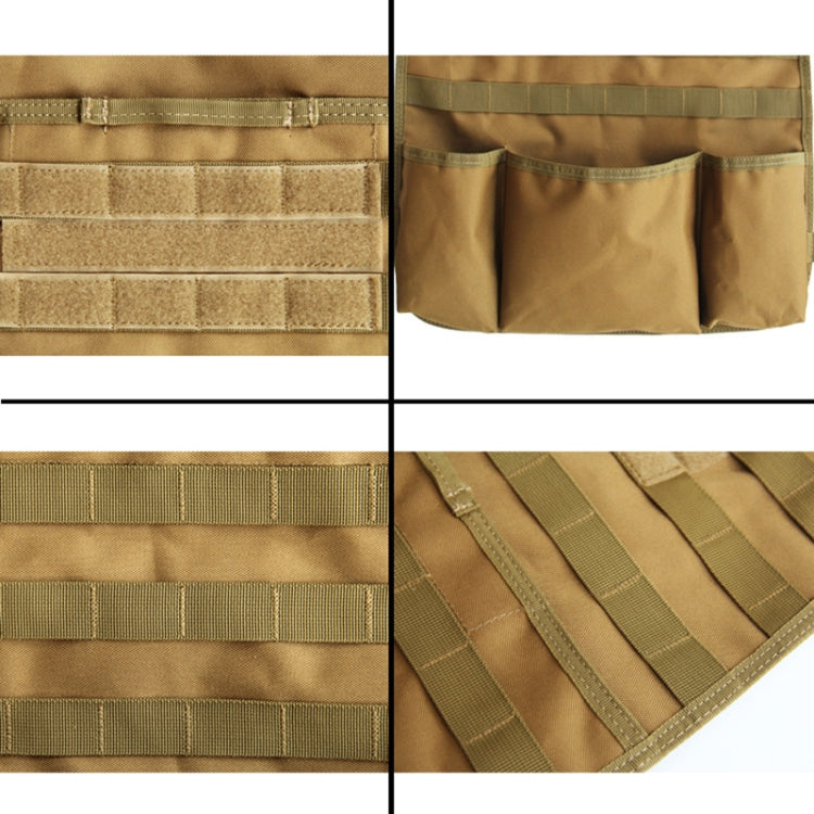 Car Seat Back Storage Hanging Bag(Sand Color) - Seat Accessories by PMC Jewellery | Online Shopping South Africa | PMC Jewellery | Buy Now Pay Later Mobicred