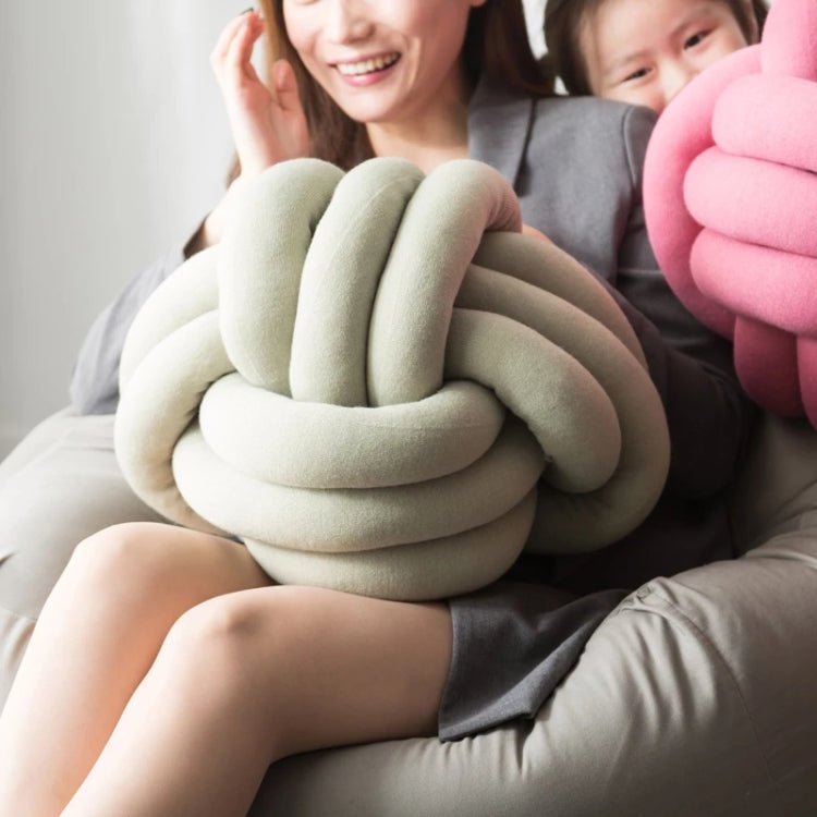 Hand-Made Knotted Ball Pillow, Size: Diameter: 25~30cm(Fishy Red) - Cushions & Pillows by PMC TechLife | Online Shopping South Africa | PMC TechLife | Buy Now Pay Later Mobicred