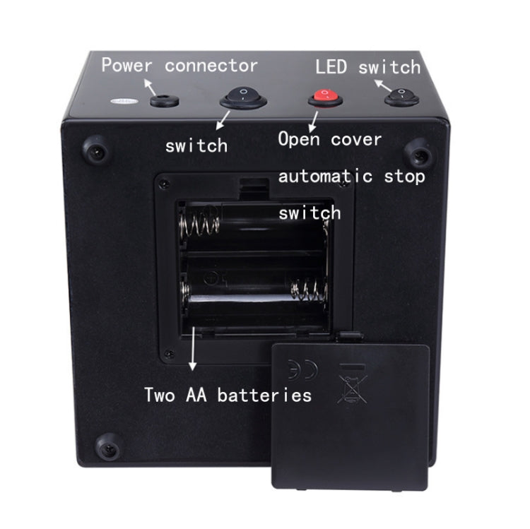 Watch Shaker Automatic Mechanical Watch Rotating Motor Winding Box, US / EU / UK Plug(Ebony Red) - free shipping - PMC TechLife - Order now!