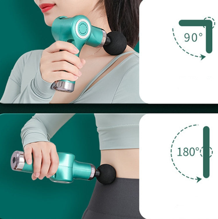 Fascia Gun Pocket Electric Shock Gun  Muscle Massage Gun, Specification: Folding (Black) - free shipping - PMC TechLife - Order now!