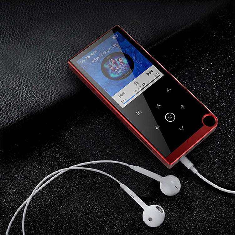 E05 2.4 inch Touch-Button MP4 / MP3 Lossless Music Player, Support E-Book / Alarm Clock / Timer Shutdown, Memory Capacity: 8GB Bluetooth Version(Red) - MP4 Player by PMC Jewellery | Online Shopping South Africa | PMC Jewellery | Buy Now Pay Later Mobicred