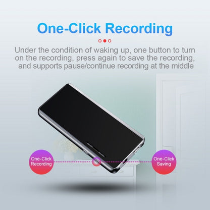 M13 High-Definition Noise Reduction Recorder Music MP4 Player, Support Recording / E-Book / TF Card With Bluetooth (Black), Capacity: 32GB - MP4 Player by PMC Jewellery | Online Shopping South Africa | PMC Jewellery | Buy Now Pay Later Mobicred