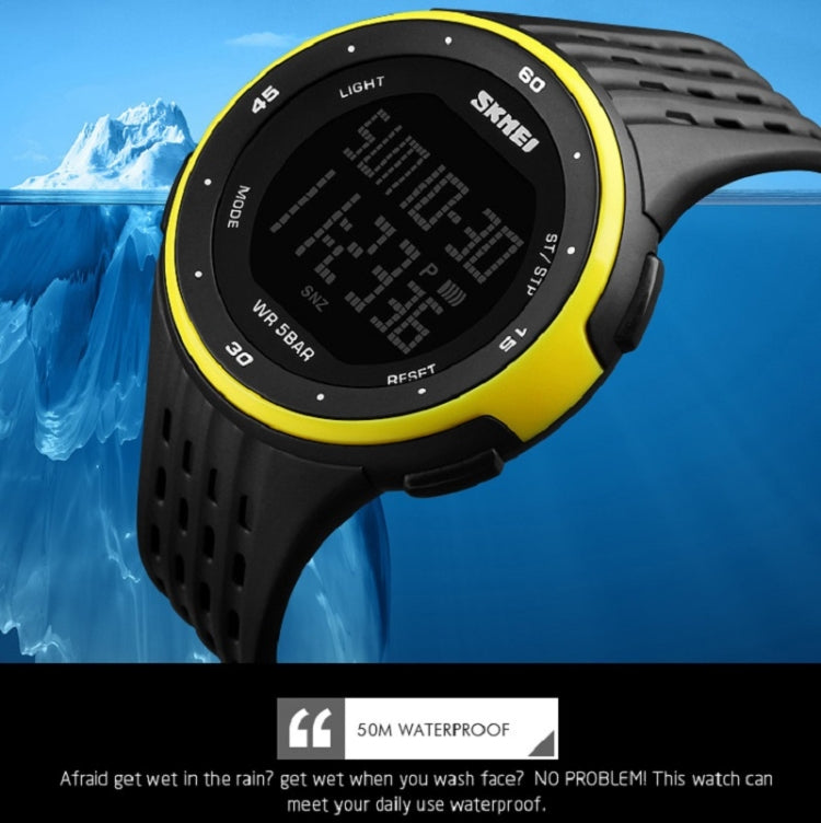 SKMEI 1219 Men Multi-Function Electronic Watch Outdoor Sports Watch(Black) - free shipping - PMC TechLife - Order now!