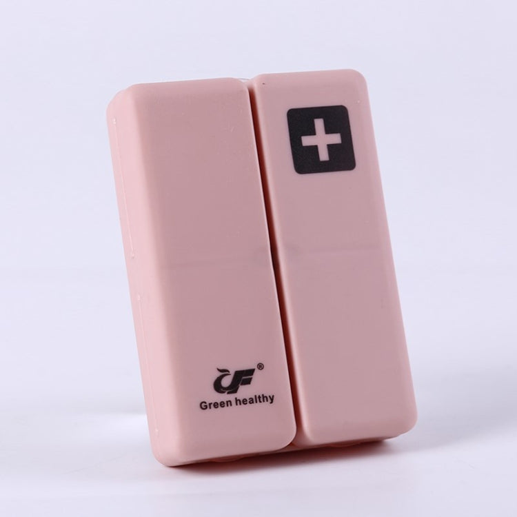 Folding Portable Sealed and Dispensing Small Pill Box(Pink) - free shipping - PMC TechLife - Order now!