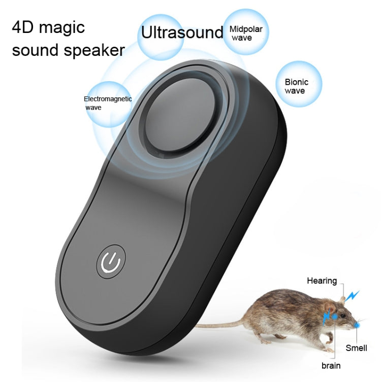 BG301 Ultrasonic Rodent Repeller Electronic Multi-Purpose Insect Repeller, Plug Type: EU Plug 220V(Black) - Repellents by PMC TechLife | Online Shopping South Africa | PMC TechLife | Buy Now Pay Later Mobicred