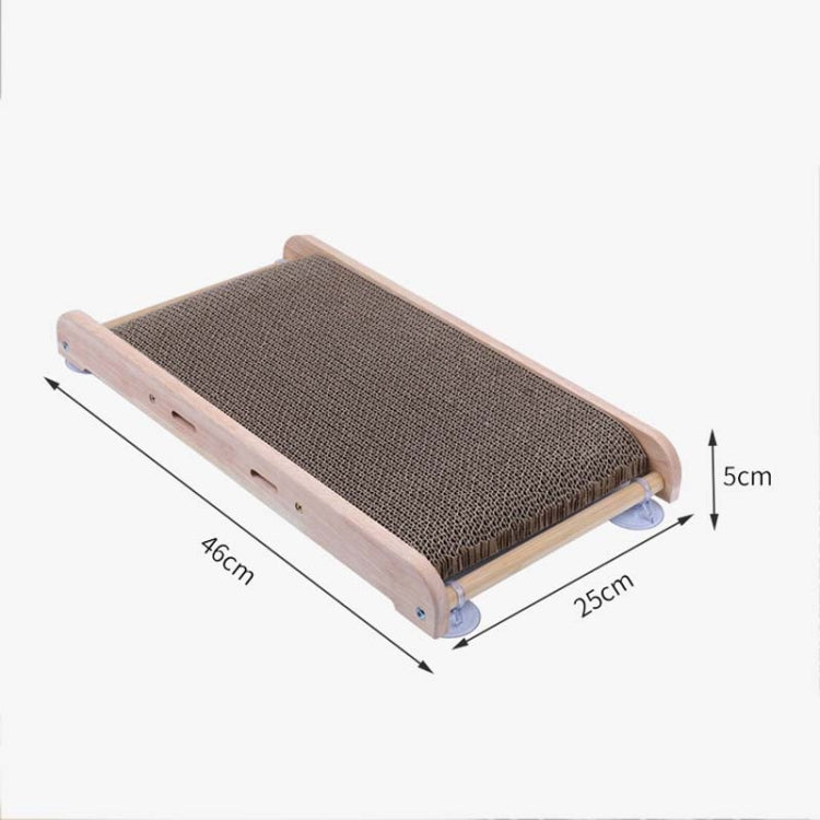 Solid Wood Vertical Cat Claw Board Corrugated Sofa Anti-Scratch Cat Toy(Primary Color) - free shipping - PMc TechLife - Order now!