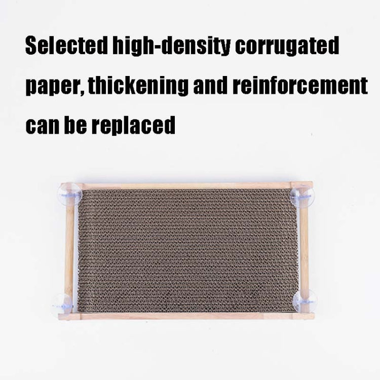 Solid Wood Vertical Cat Claw Board Corrugated Sofa Anti-Scratch Cat Toy(Primary Color) - free shipping - PMc TechLife - Order now!