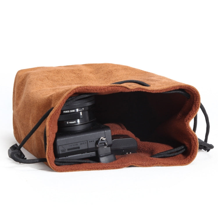 S.C.COTTON Liner Shockproof Digital Protection Portable SLR Lens Bag Micro Single Camera Bag Square Blue L - Lens Bag by S.C.COTTON | Online Shopping South Africa | PMC TechLife | Buy Now Pay Later Mobicred