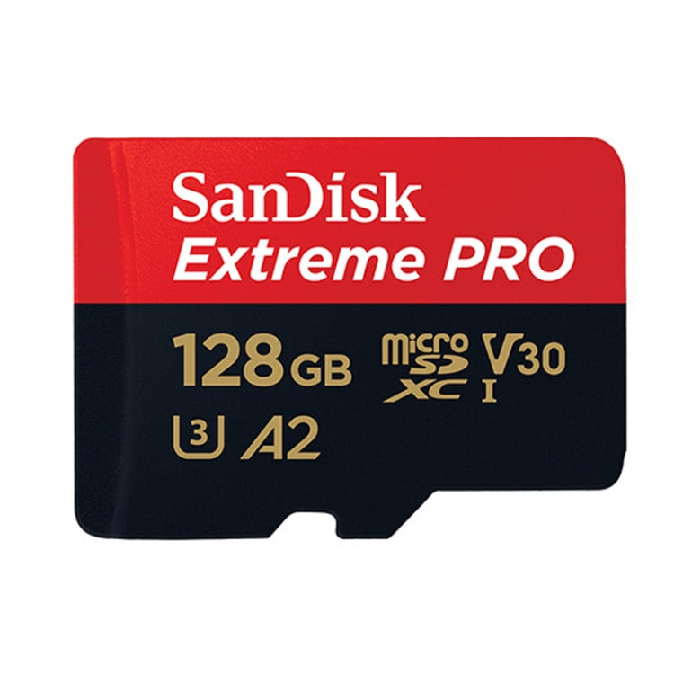 SanDisk U3 High-Speed Micro SD Card  TF Card Memory Card for GoPro Sports Camera, Drone, Monitoring 128GB(A2), Colour: Black Card - Micro SD Card by SanDisk | Online Shopping South Africa | PMC Jewellery | Buy Now Pay Later Mobicred